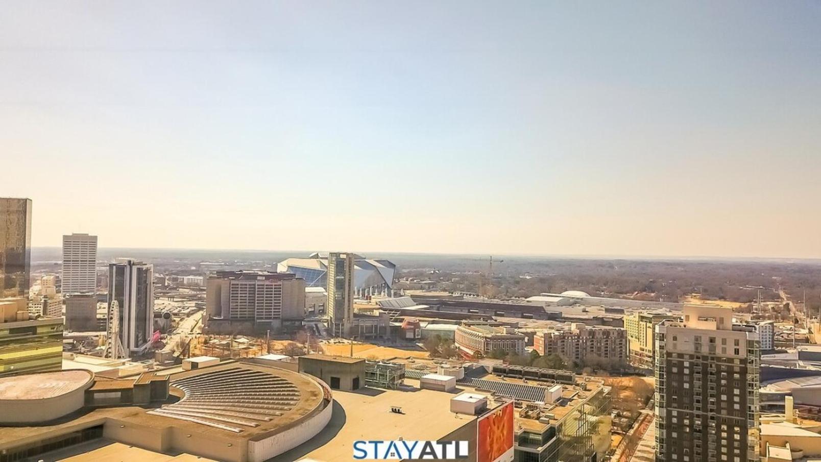 High Rise Downtown Condo With Skyline View 애틀랜타 외부 사진